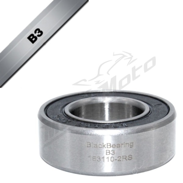 BLACK BEARING B3 Bearing 16x31x10 mm MR163110-2RS