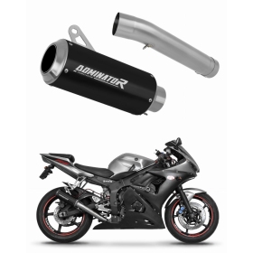 Yamaha YZF R6 2003-2005 Exhaust Silencer Muffler GP BLACK + dB killer