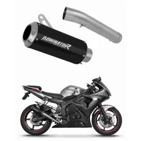 Yamaha YZF R6 2003-2005 duslintuvas GP BLACK + dB killer