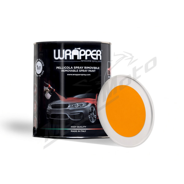 Tin WRAPPER PAINT 1L Fluo Orange