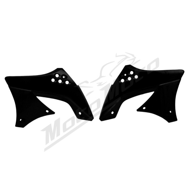 Racetech Radiator Guards KAWASAKI KXF 450 09-11 Black