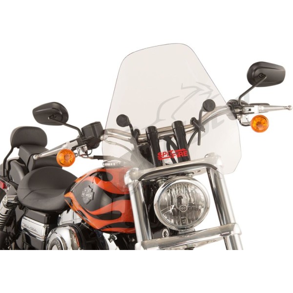 SLIPSTREAMER S-06 Spitfire Sport Shield 15" Clear Ducati / Harley Davidson / Honda / Indian / Kawasaki / Suzuki / Triumph / Victory / Yamaha 250-1900cc 68-25