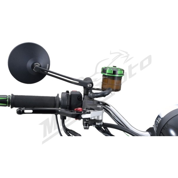 DAYTONA D-MIRROR-3 ROUND ROD Universal mirror M10 black 1pc