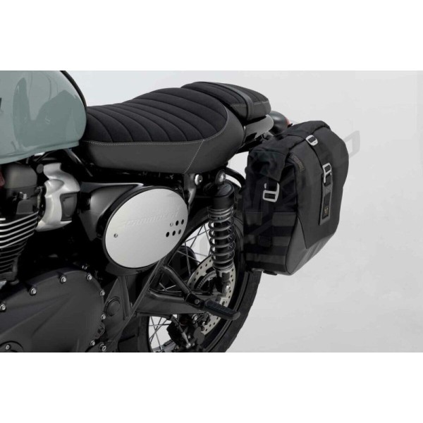 SW-MOTECH Legend Gear LC2 Side Bag System Black Edition (Left) Triumph Street Cup / Street Scrambler / Street Twin 900 16-22