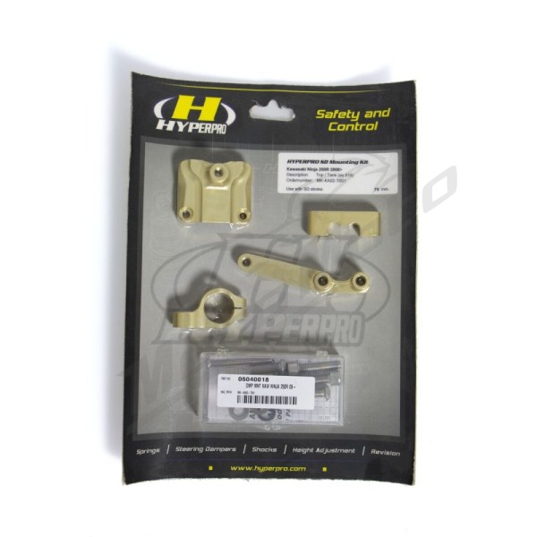 HYPERPRO Steering Damper Mounting Kit Kawasaki EX 250 08-12