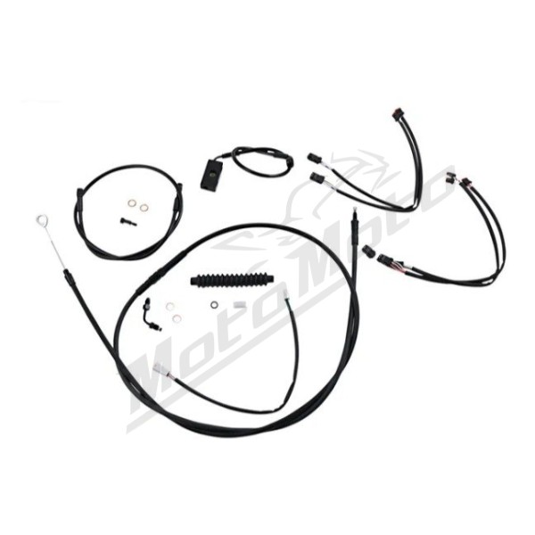 MAGNUM SHIELDING XR Trosų / lynų / elektros laidų prailginimo kompl. juodas 38/43cm Harley Davidson FLDE / FLFB / FLSL / FXBBS / FXLRS 1750/1923 18-24