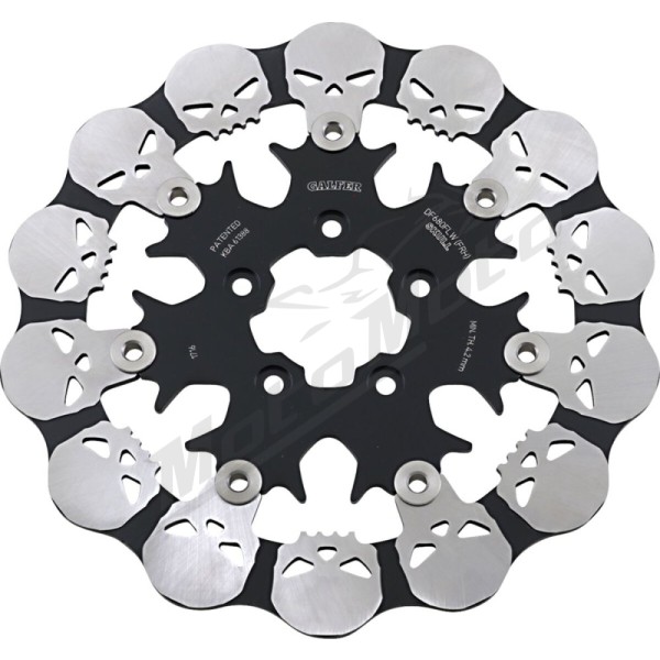 GALFER Skull Brake Rotor Harley Davidson FLHR / FLHRC / FLHRCI / FLHRI / FLHRS 1450-1923cc 00-23