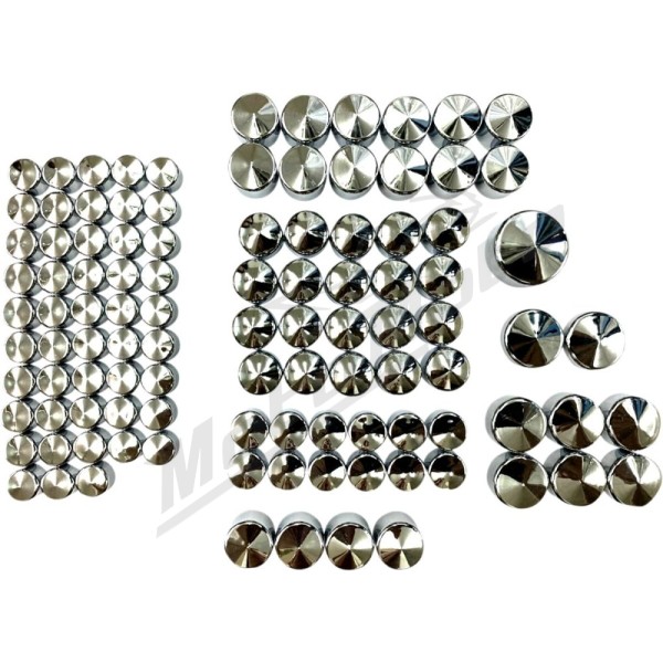 DRAG SPECIALTIES Deluxe Engine Bolt Cover Kit Harley Davidson FLDE / FLFBS / FLHC / FLHCS / FLHR 1750-1977 17-24