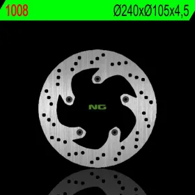 NG BRAKES Front/Rear Fixed Brake Disc 240mm Aprilia / Malaguti 125-300cc 02-12