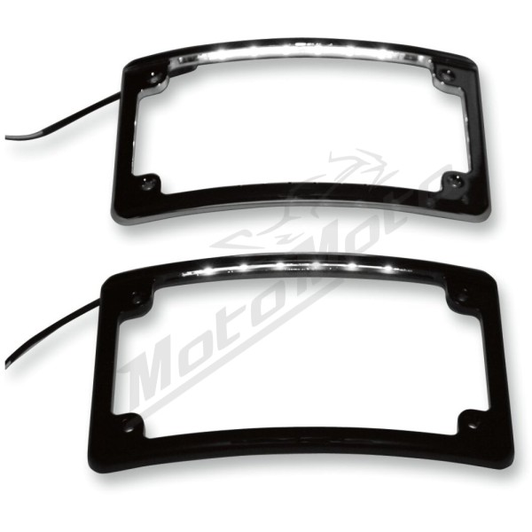 CUSTOM DYNAMICS Radius LED License Plate Frame 18,5 x 11 cm