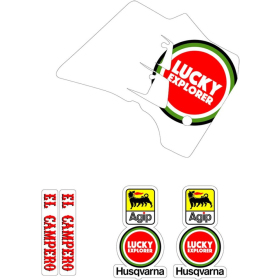 TECNOSEL Sticker set. Husqvarna TC / TE 510-610 91-94
