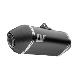 LEOVINCE LV-14 Black Edition Slip-On Muffler Stainless Steel / Carbon Fiber Benelli TRK 702 22-24