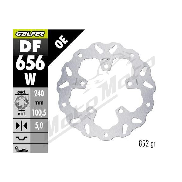 GALFER Rear brake disc CF Moto 450MT 2024->