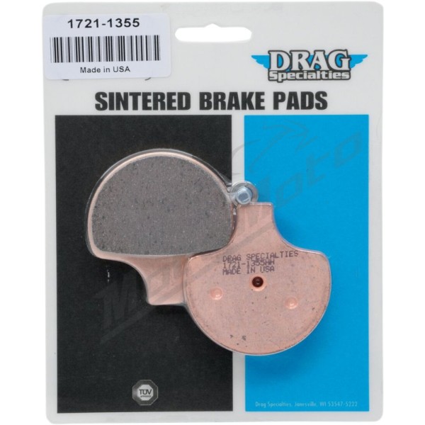 DRAG SPECIALTIES Sintered Metal Brake Pads Harley Davidson FLH / FLHR / FLHRCI / FLHRI / FLHS / FLHT/ FLHTC / FLHTCI 883-1450cc 83-11