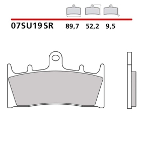 Brembo stabdžių trinkelės Carbon-Ceramic Racing KAWASAKI / SUZUKI