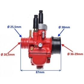 Carburetor 56553R 21mm PHBG (Manual choke)