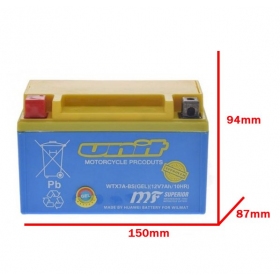 Battery UNIT WTX7A-BS / YTX7A-BS 12V / 7Ah