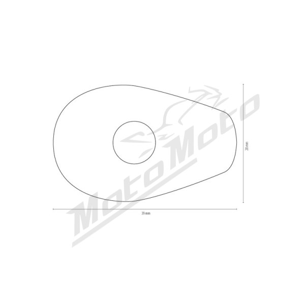 HIGHSIDER Mounting Plates Indy Spacer Yamaha XJR 1300 06-16