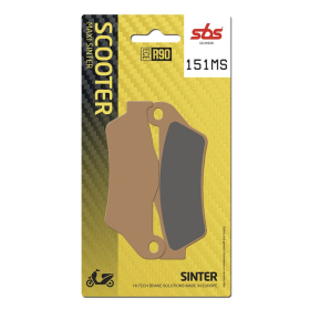SBS MS Scooter Maxi 151MS Sintered Brake Pads Aprilia / Gilera / Italjet / MBK / Piaggio / Suzuki / Yamaha 125-850cc 99-20