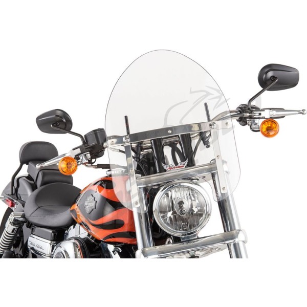 SLIPSTREAMER Mini Police Windshield Ducati / Harley Davidson / Honda / Indian / Kawasaki / Suzuki / Triumph / Victory / Yamaha 250-1900cc 68-25