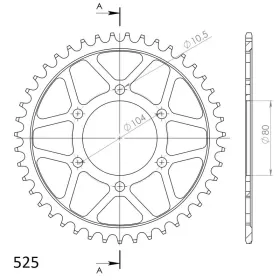 Supersprox / JT Rear sprocket 1489.43 43t