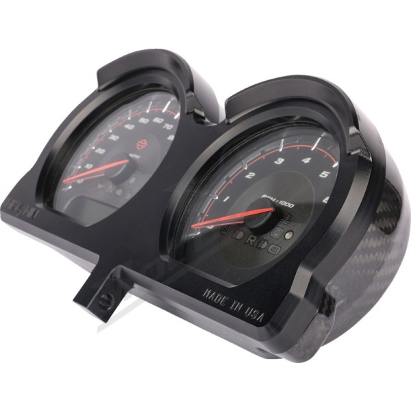 THRASHIN SUPPLY CO. Gauge Relocation Kit Harley Davidson FLTRK / FLTRKSE / FLTRT 1690-1977cc 15-25