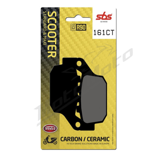 SBS Street 161CT Scooter Carbon Tech Organic Brake Pads Rear Honda FES 125-250 00-06