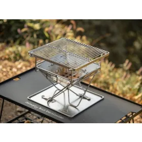 Burning fire grill MINI 24.5x24.5x21cm