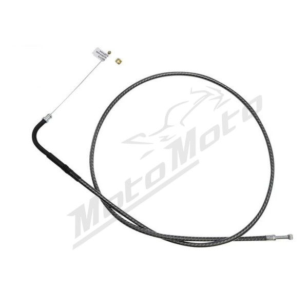 MAGNUM SHIELDING Karbon Fiber Throttle Cable Harley Davidson FLHR / FLHRS / FLHRSI / FLHRI 1340/1690 96-07 100.5cm