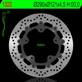 NG BRAKES 1322 plaukiojantis stabdžių diskas SUZUKI GSF / SV 650 05-24