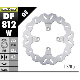 GALFER Rear brake disc Ducati Diavel / Multistrada / Xdiavel / Streetfighter 1100-1260 11-24