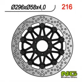 NG BRAKES Front Floating Brake Disc 296mm Honda CB / CBR / RS / RVF 125-1000cc 82-07