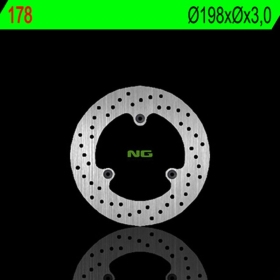 NG BRAKES 178  Front Round Fixed Brake Disc KTM SX 60 99-00