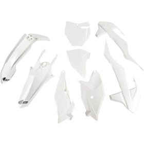 UFO White Full Body Replacement Plastic Kit KTM SX 85cc 18-24