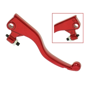 Brake lever Tec-X DERBI / HM MOTO / RIEJU / SHERCO 50-125cc 2010-2019 Red