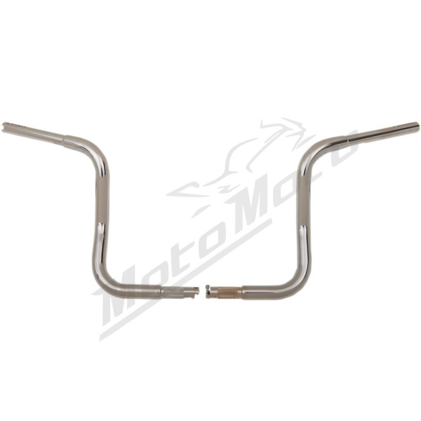 FAT BAGGERS INC. Round Top Handlebar Chrome 91.5x30.5cm Harley Davidson FLH / FLHTC / FLHTK / FLHX / FLHXSE 1340-1923 23-25 
