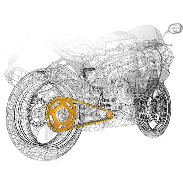 REGINA 520 ZRT Chain and Sprocket Kit Ducati Monster 696 07-14