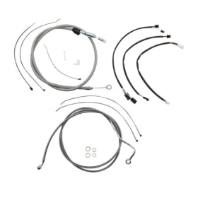 MAGNUM SHIELDING XR Handlebar Installation Kit Chrome 30.5/35.5cm Harley Davidson FLHR 1750 21-22