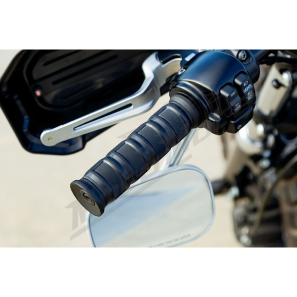 KURYAKYN Dillinger Black Grips Ø25.4mm Harley Davidson FLD / FLHRI / FLHT / FXD / XL / XR 883/1690 96-22 
