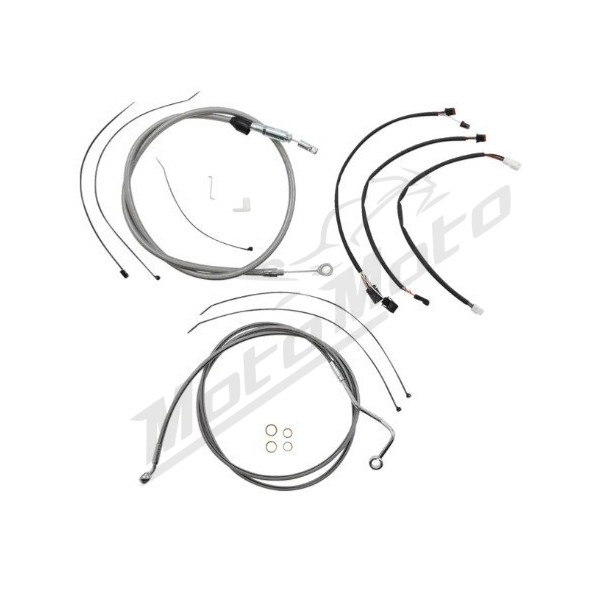 MAGNUM SHIELDING XR Handlebar Installation Kit Chrome 30.5/35.5cm Harley Davidson FLHR 1750 21-22