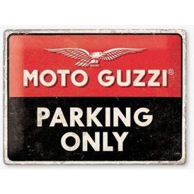 Metalinė lentelė MOTO GUZZI PARKING 15x20