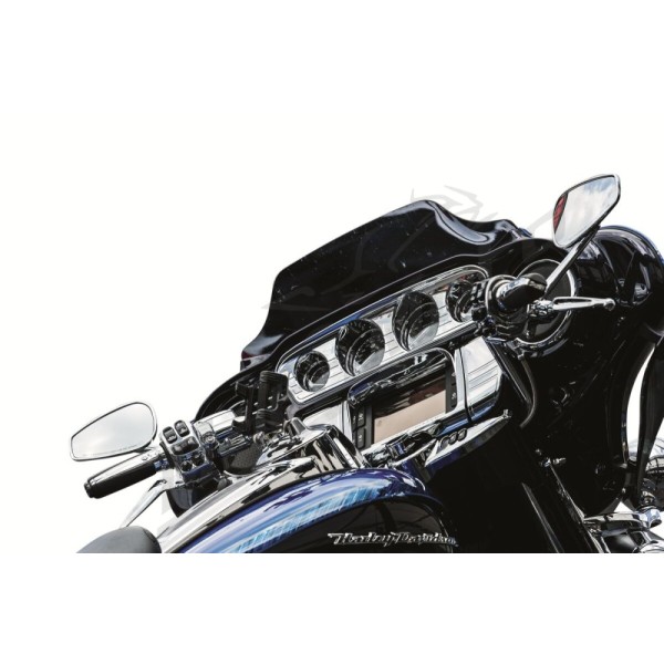 KURYAKYN Tri-Line Stereo Trim Harley Davidson FLHT / FLHTK / FLHX / FLHXSE 1690/1977 14-24