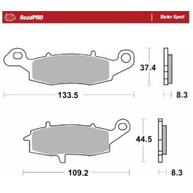 MOTO-MASTER Sinter Sport Front Brake Pads Kawasaki / Suzuki 125-1700 95-24