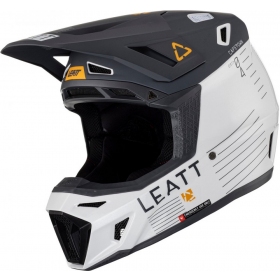 Leatt 8.5 Metallic Motocross Helmet + Leatt 5.5 Velocity Goggles