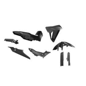 Racetech Plastic Set + seat HONDA XL 750 TRANSALP 23-25 Black