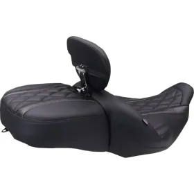 MUSTANG Deluxe Touring Driver Backrest Harley Davidson FLHX / FLHXSE / FLTRX / FLTRXSE / FLTRXSTSE 1923-1977 23-26