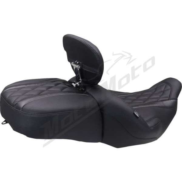 MUSTANG Deluxe Touring vairuotojo atlošas Harley Davidson FLHX / FLHXSE / FLTRX / FLTRXSE / FLTRXSTSE 1923-1977 23-26