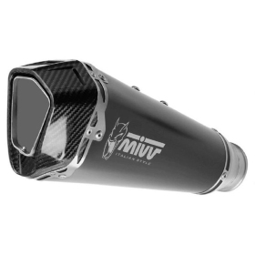 MIVV Delta Race Universal Muffler Black, Right Side