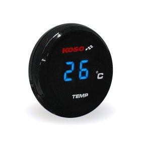 KOSO i-GEAR vandens temperatūros matuoklis su mėlynu ekranu