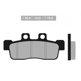 Brake pads NOVASCOOT FT3153 / MCB839 STANDARD